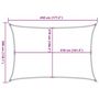 Voir la diapositive 6 : VIDAXL Voile d'ombrage 160 g/m^2 Jaune 3x4,5 m PEHD