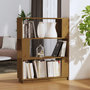Voir la diapositive 1 : VIDAXL Bibliotheque/Cloison Marron miel 80x25x101 cm Bois massif