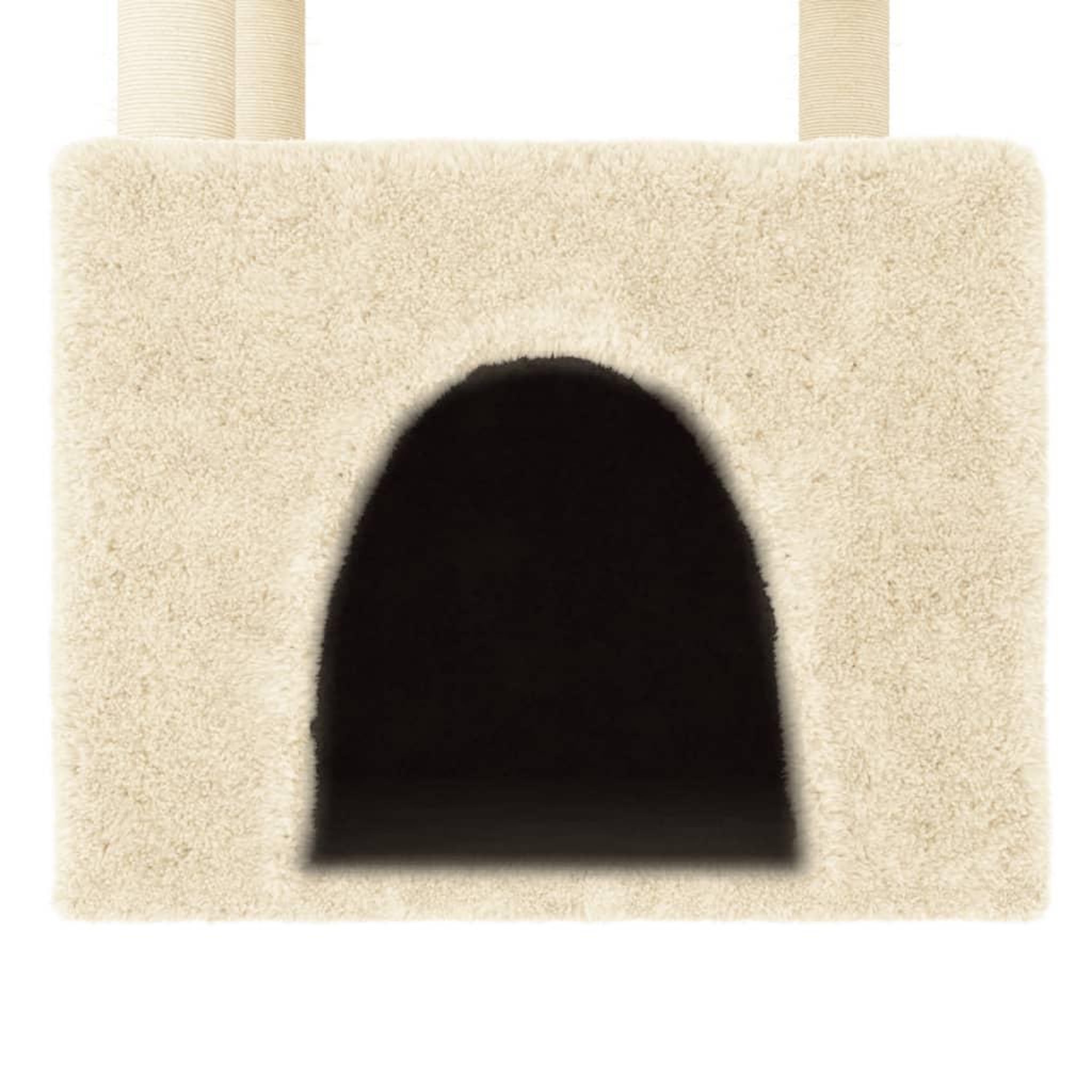 Voir la diapositive 5 : VIDAXL Arbre a chat avec griffoirs en sisal creme 109,5 cm