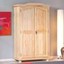 Voir la diapositive 3 : Paris Prix Armoire 2 Portes Pin  Cardaillac  180cm Naturel