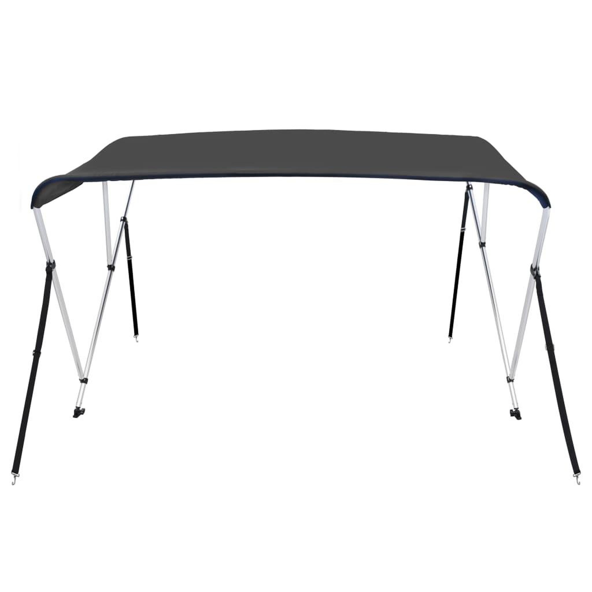 Voir la diapositive 3 : VIDAXL Auvent bimini a 3 arceaux Anthracite 183x140x137 cm