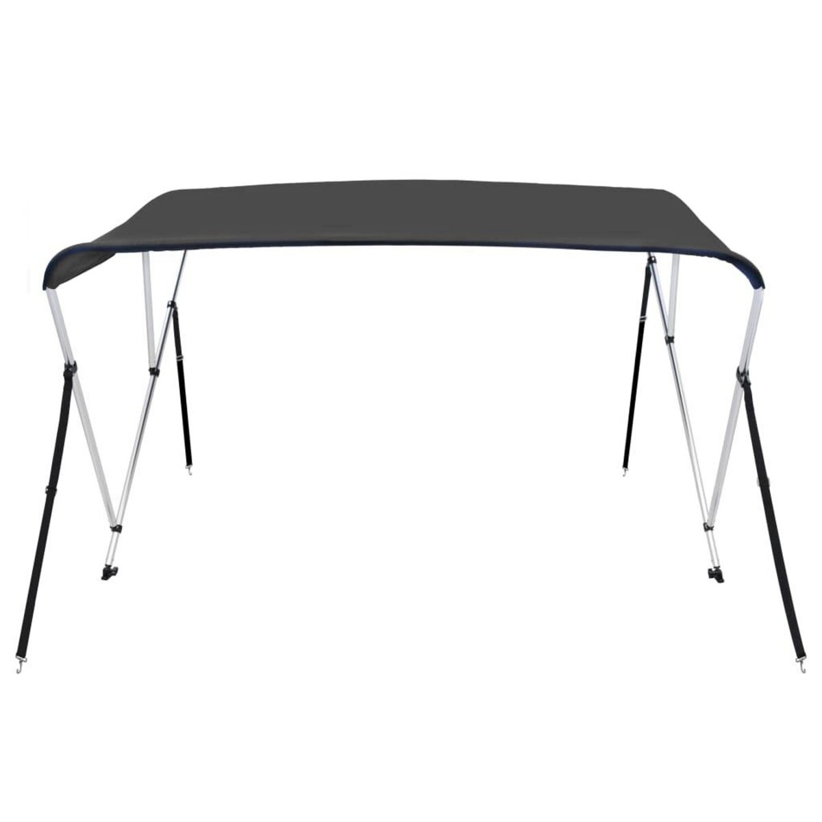 VIDAXL Auvent bimini a 3 arceaux Anthracite 183x140x137 cm
