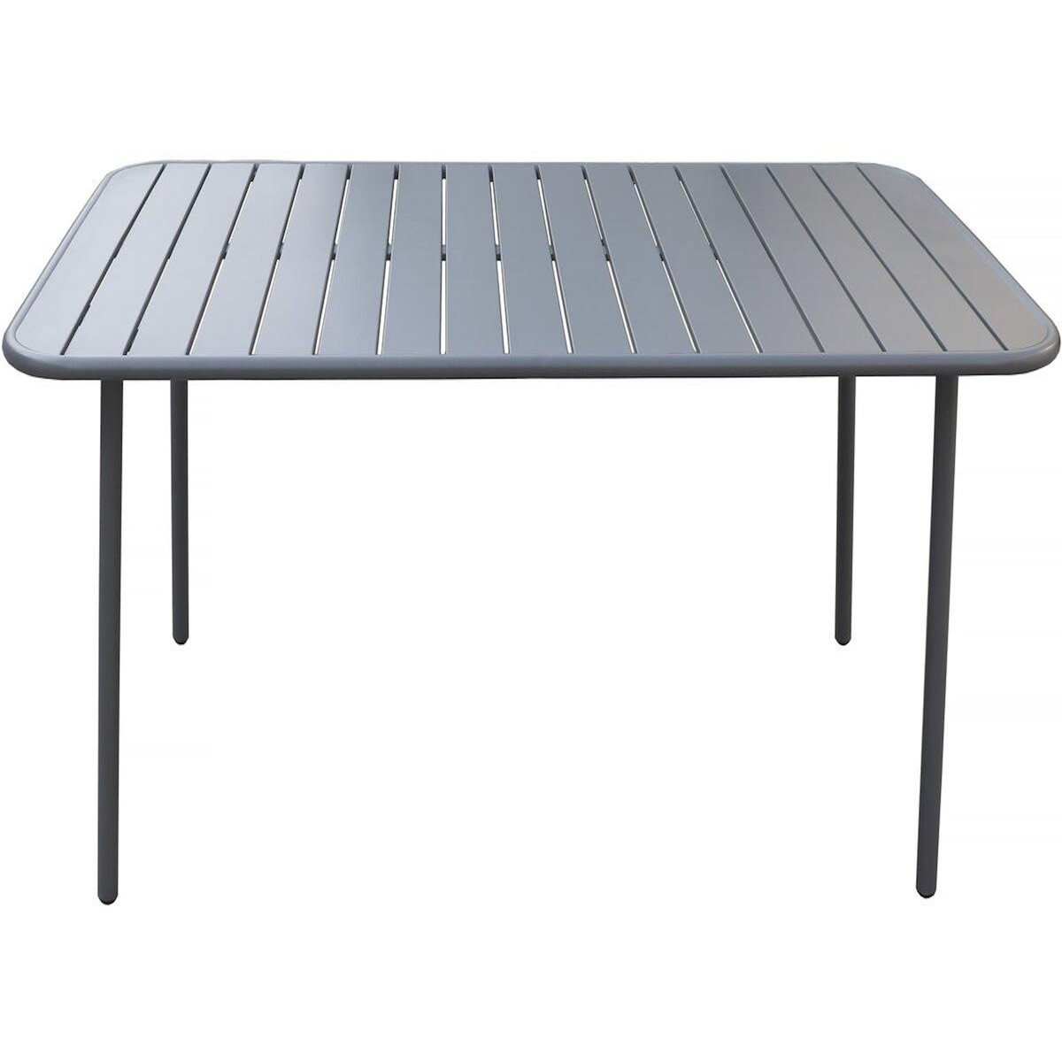 Habitat et Jardin Table jardin en métal  Bilbao  - 150 x 90 x 71 cm - Gris