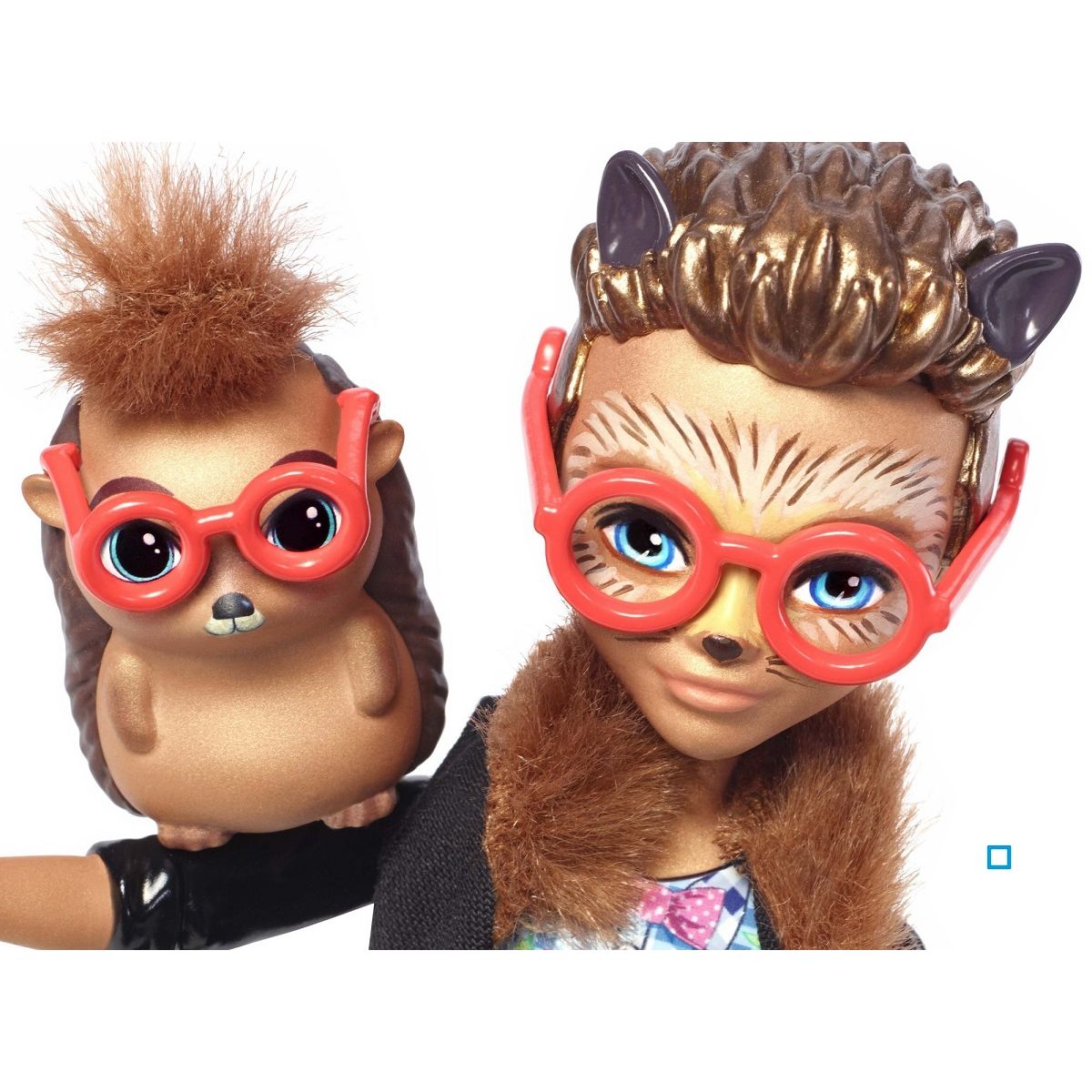 MATTEL Mini poupée Enchantimals et son animal Hixby Hérisson & Pointer