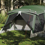 Voir la diapositive 1 : VIDAXL Tente de camping avec porche 4 personnes vert impermeable