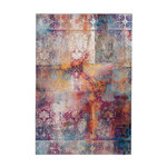 Paris Prix Tapis Vintage à Poils Courts  Galaxy I  Multicolore. Coloris disponibles : Multicolore