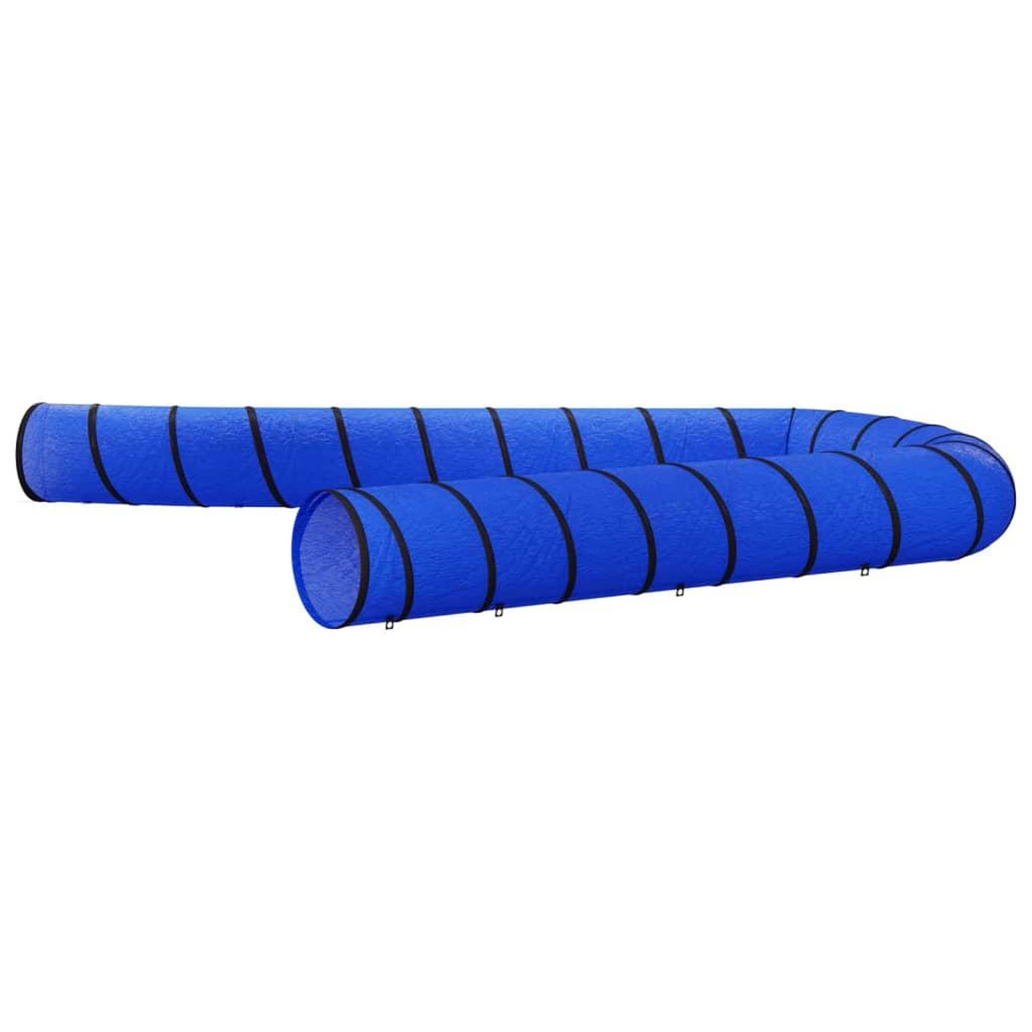Voir la diapositive 4 : VIDAXL Tunnel pour chien bleu Ø 55x1000 cm polyester
