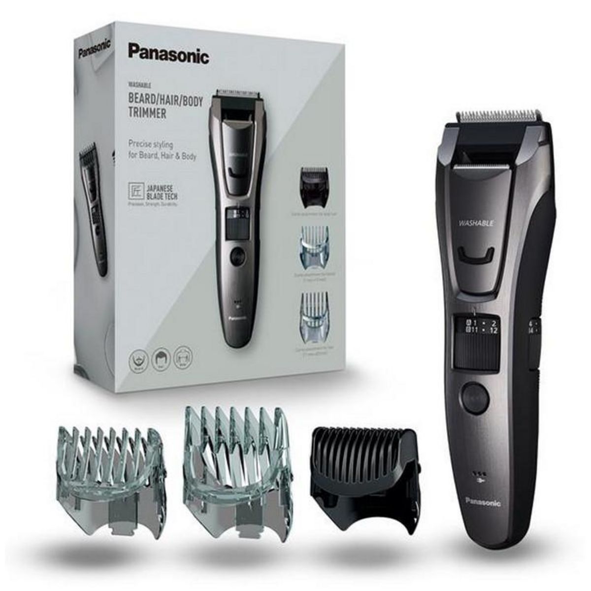 PANASONIC Tondeuse multifonction rechargeable + secteur - ergb80h503
