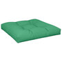 Voir la diapositive 2 : VIDAXL Coussin de palette vert 70x70x12 cm tissu