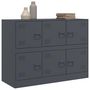 Voir la diapositive 4 : VIDAXL Buffet anthracite 99x39x73 cm acier