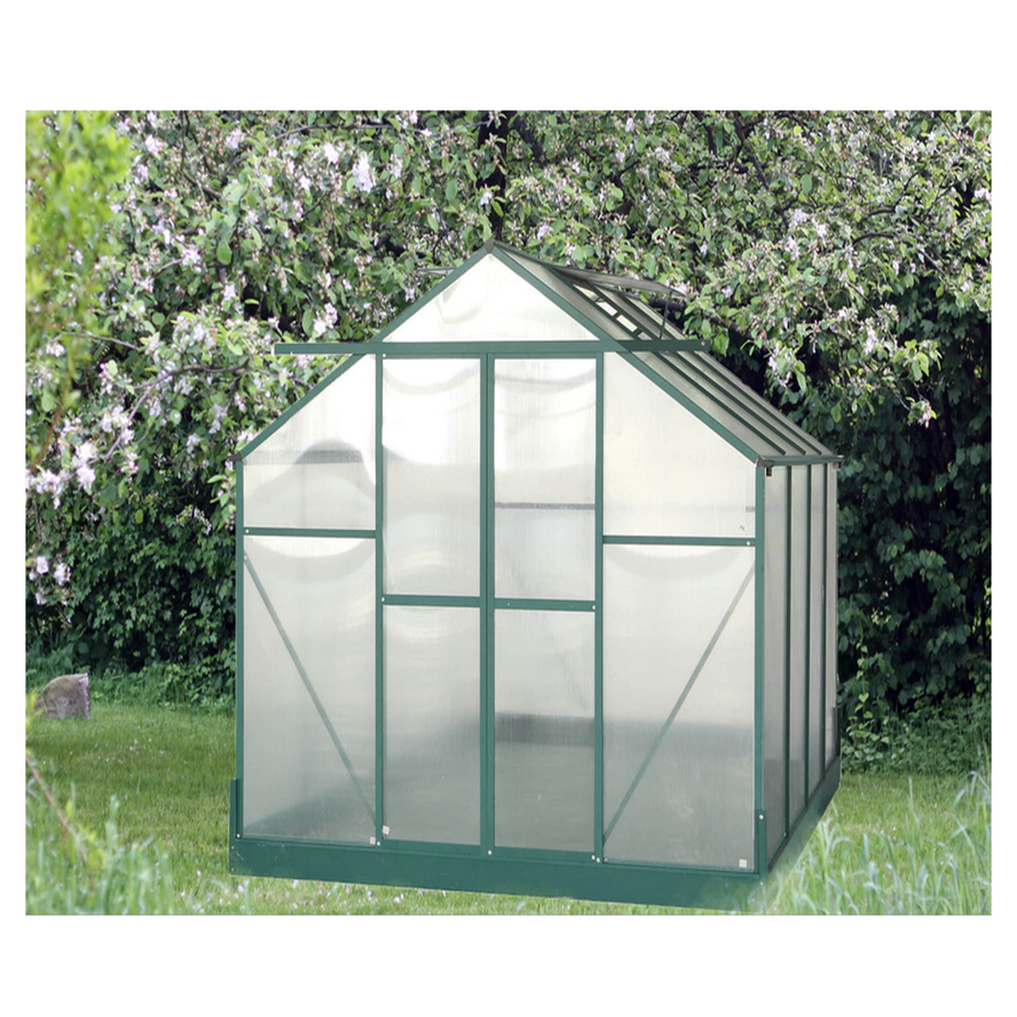 Voir la diapositive 4 : Hisense Serre jardin aluminium 7.44 m² vert - sr3024j