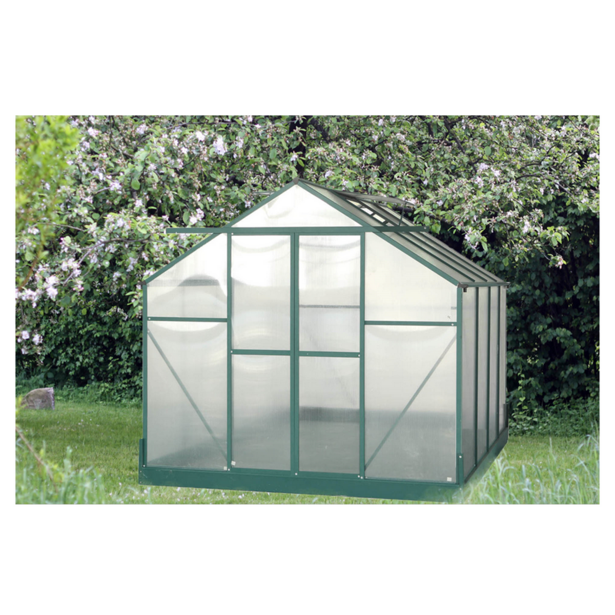 Hisense Serre jardin aluminium 7.44 m² vert - sr3024j