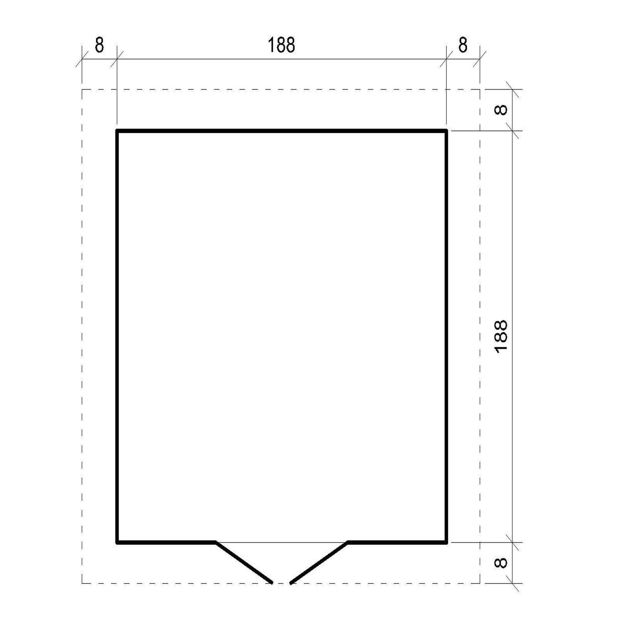 Voir la diapositive 5 : TIMBELA Abri de Jardin en Bois 3,53m², Cabanon Jardin Exterieur à Outils et Velo avec Fenêtres M309C