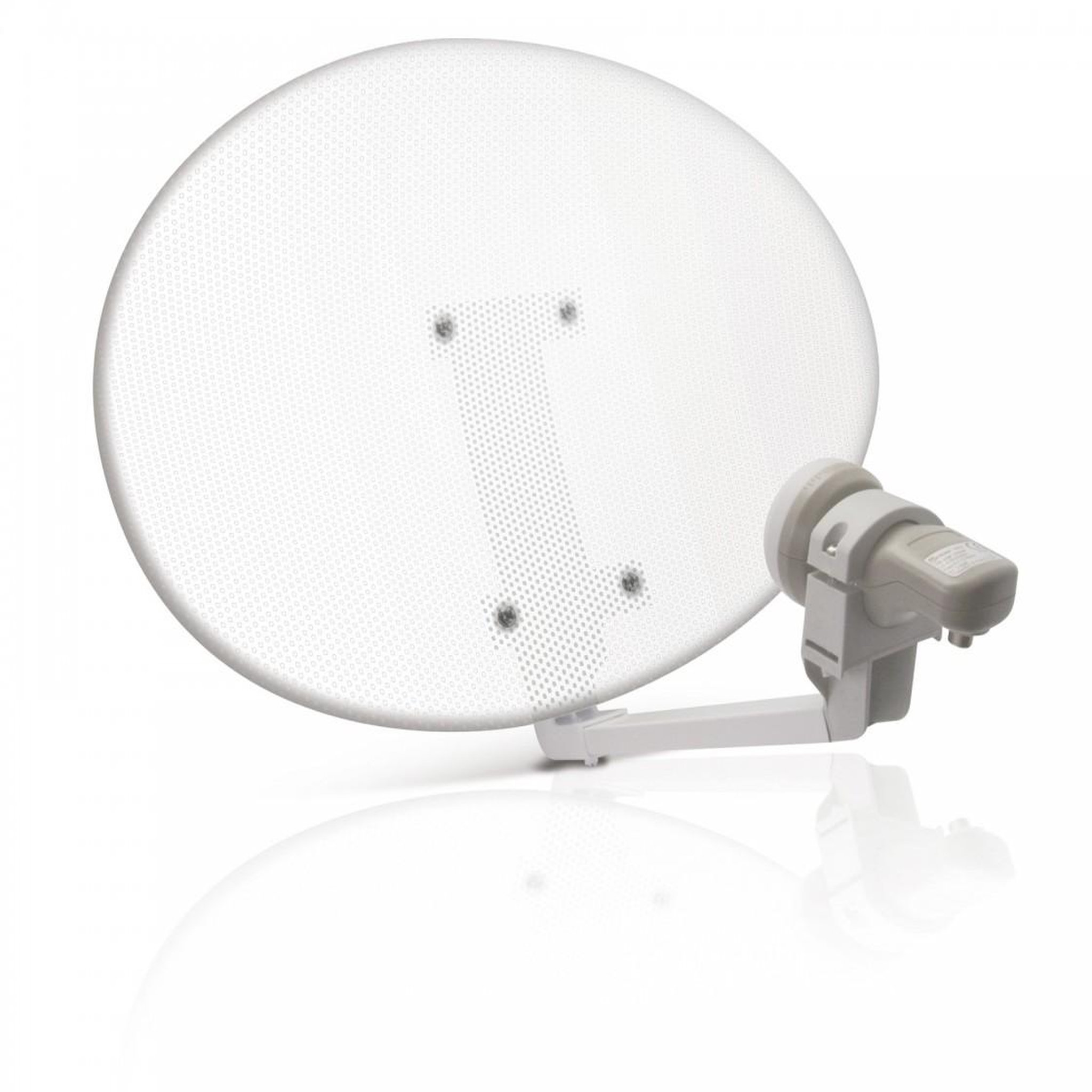 METRONIC Antenne satellite elliptique acier perforé, METRONIC