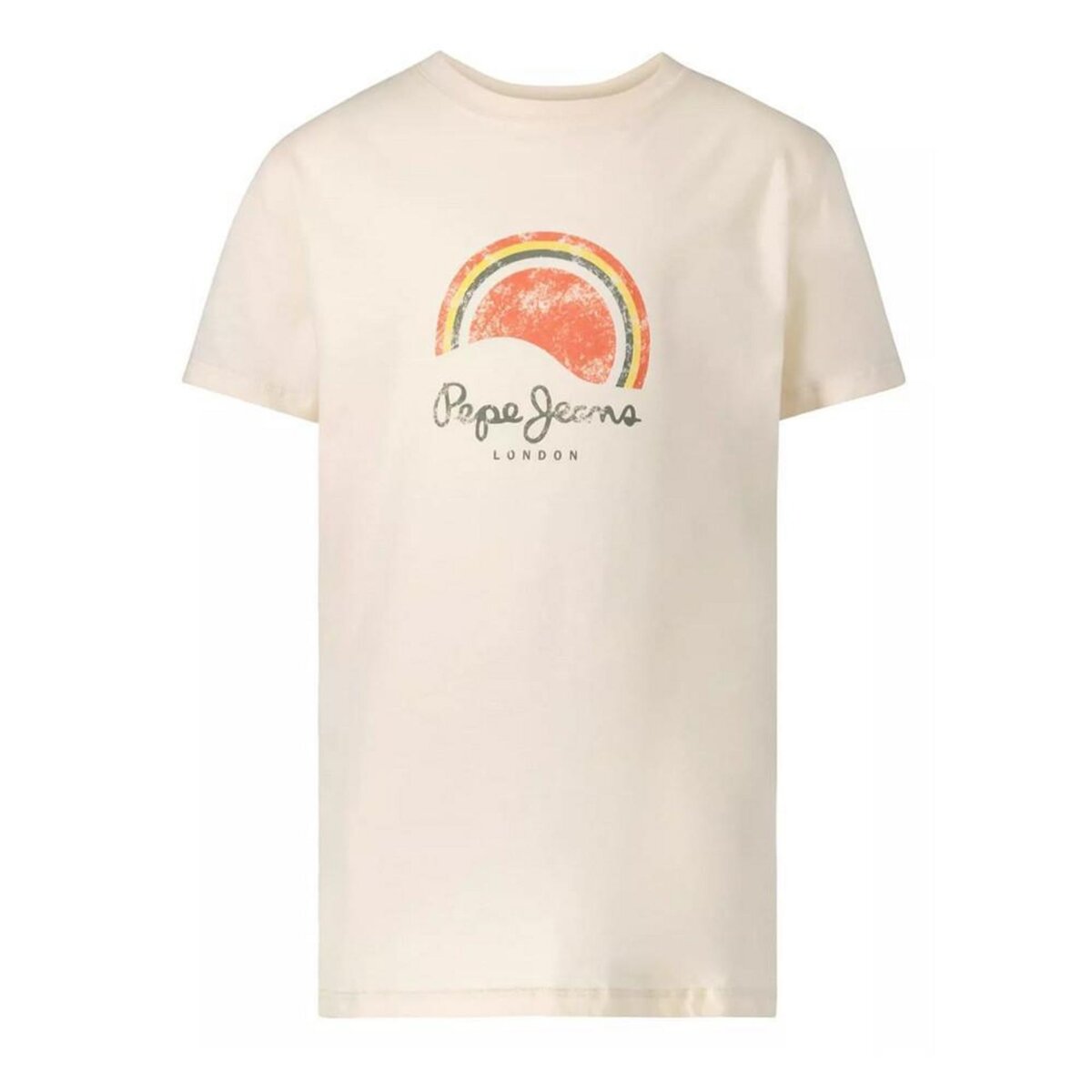 Pepe Jeans T shirt Ecru Fille Pepe jeans Bart