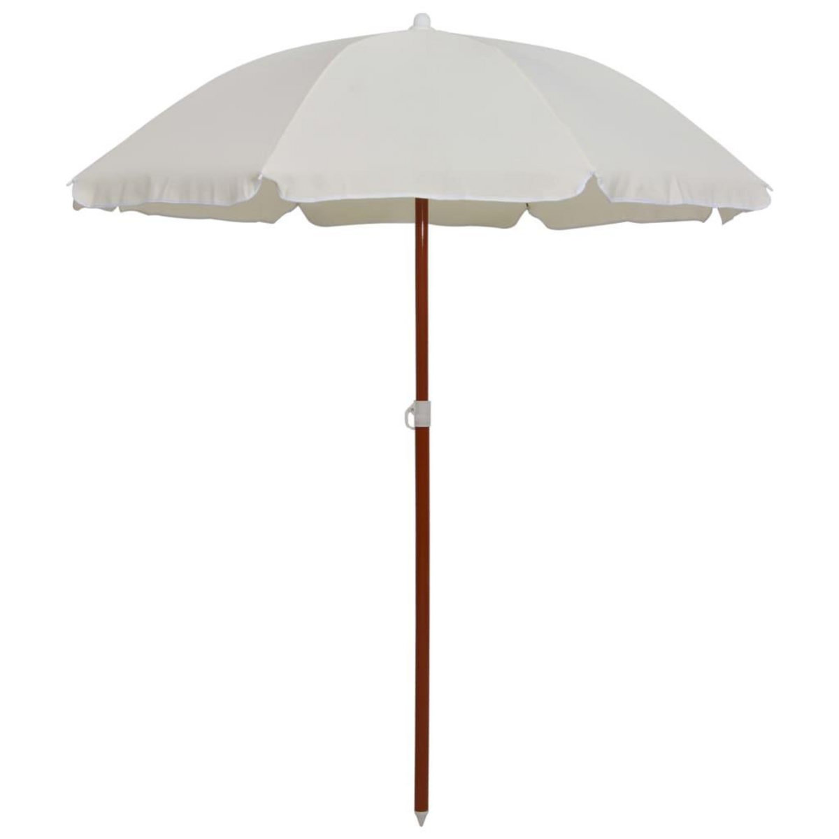 VIDAXL Parasol de jardin avec mat en acier 180 cm Sable