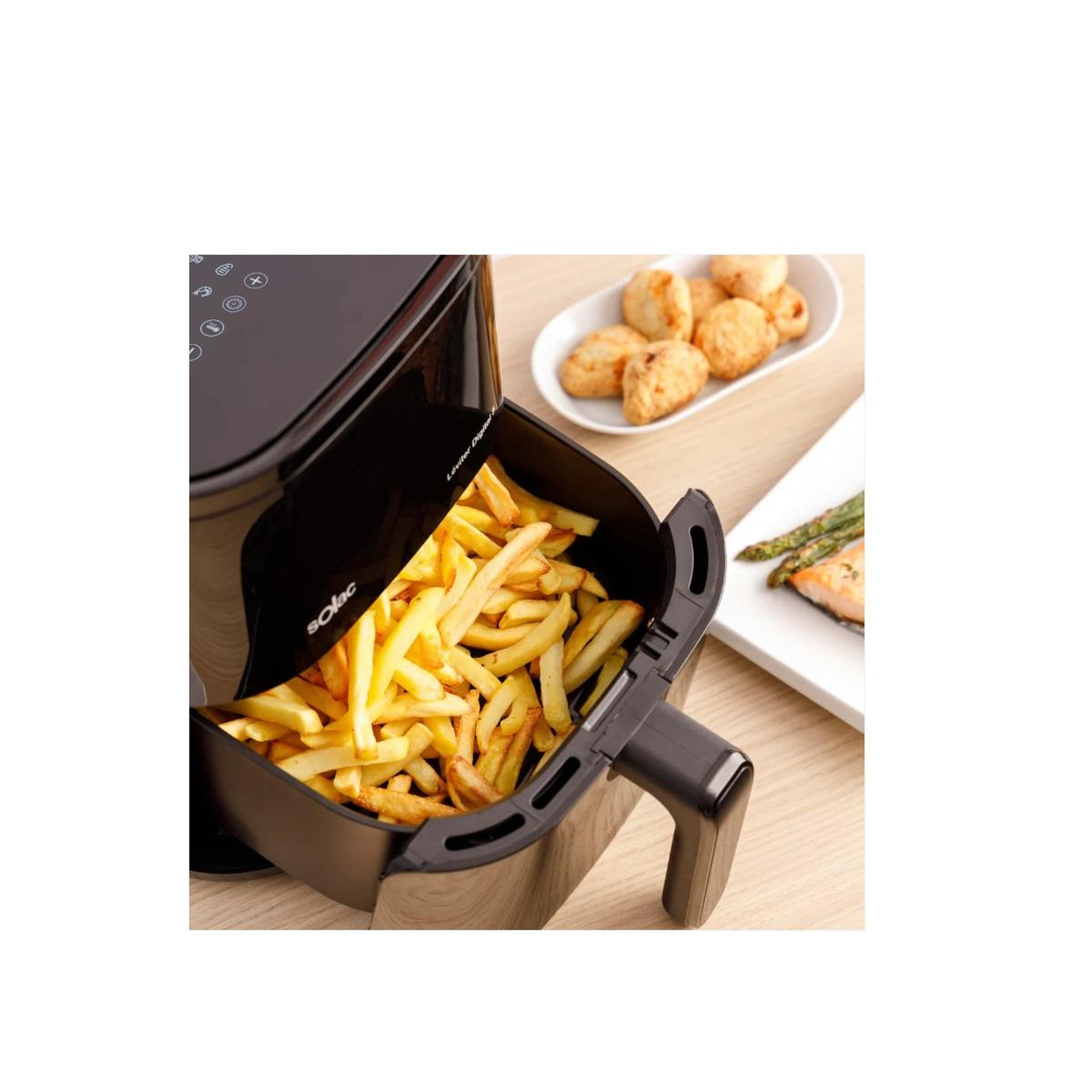 Voir la diapositive 6 : SOLAC Friteuse sans huile 5l 1500w - fa1400