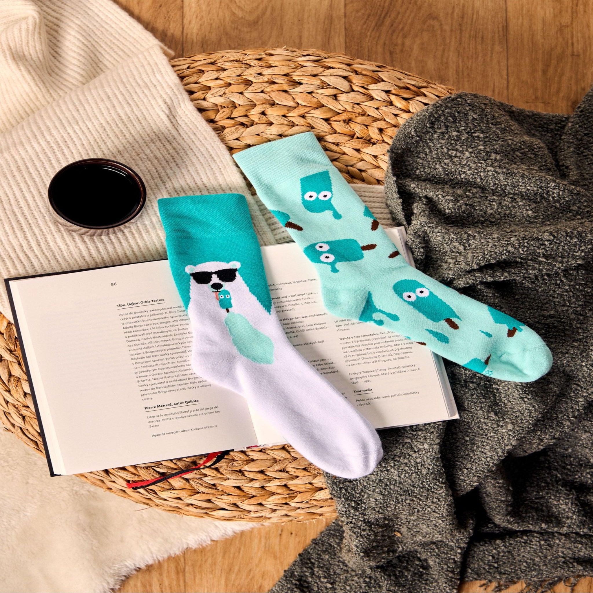Voir la diapositive 5 : DEDOLES Chaussettes chaudes ours og & sucettes