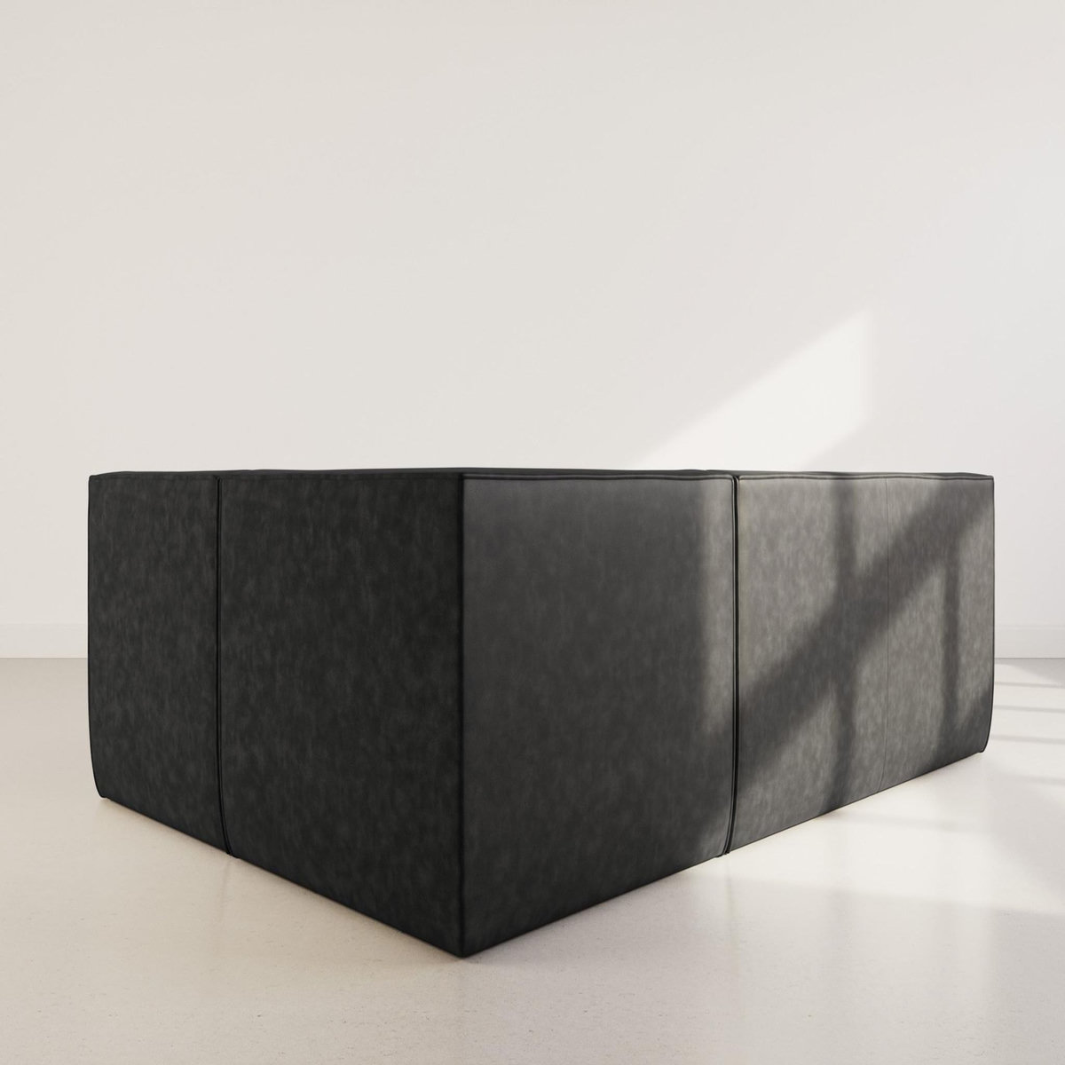 LISA DESIGN Alya - canapé modulable d'angle réversible 4 places en simili