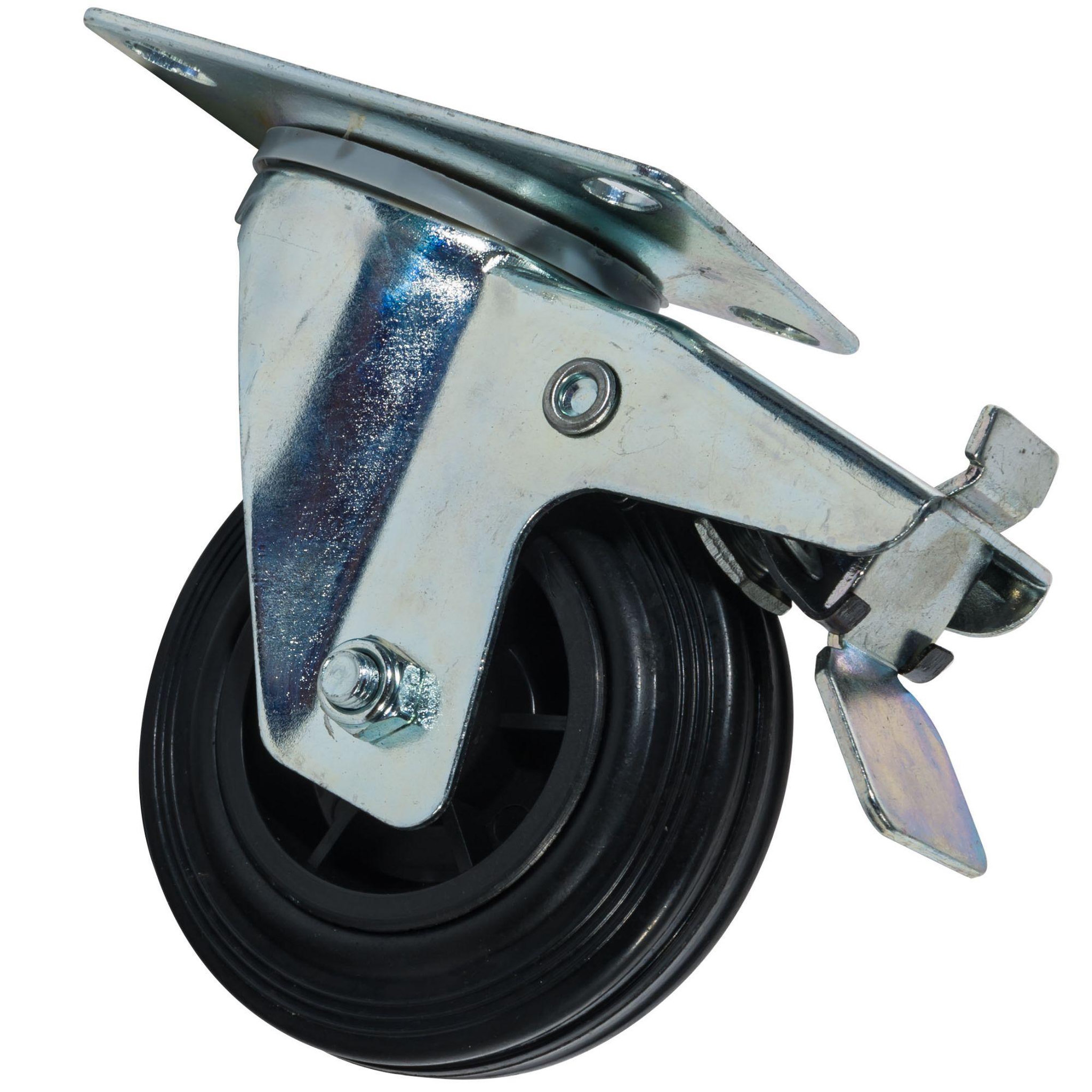 Voir la diapositive 3 : WERKAPRO Roulette pivotante WERKA PRO avec frein  Ø 100mm
