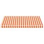 Voir la diapositive 3 : VIDAXL Tissu de remplacement pour auvent Jaune et orange 4,5x3 m