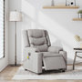 Voir la diapositive 2 : VIDAXL Fauteuil de massage inclinable electrique gris nuage tissu