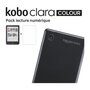 Voir la diapositive 3 : kobo Liseuse eBook Pack Clara Colour + Cover Transparente