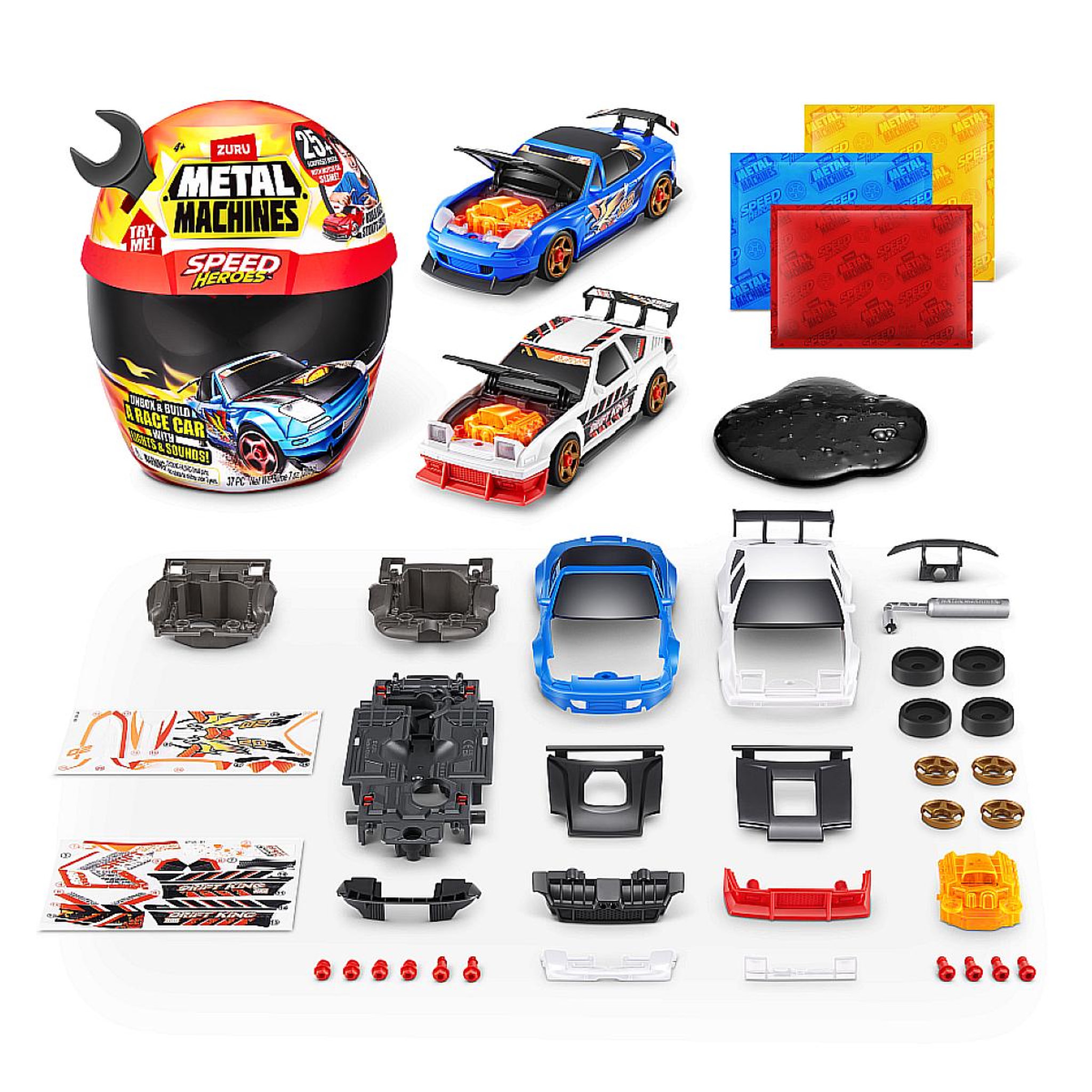 Voir la diapositive 6 : ZURU Box metal machines - Speed heroes