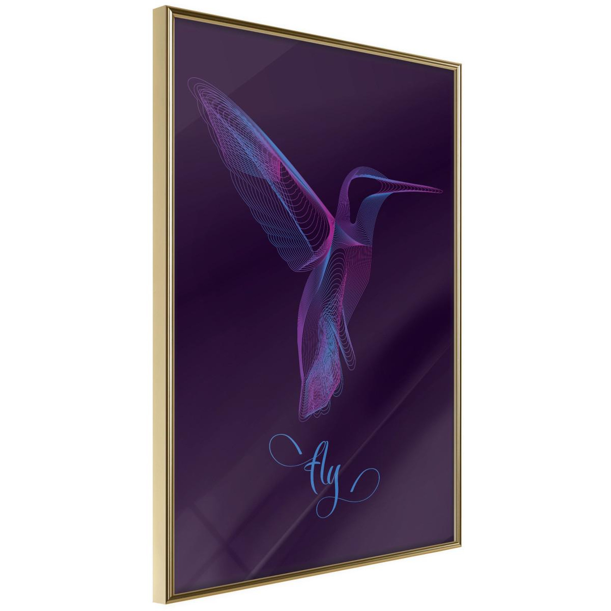 Paris Prix Affiche Murale Encadrée  Fluorescent Hummingbird