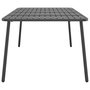 Voir la diapositive 4 : VIDAXL Table de jardin anthracite 200x100x71 cm acier