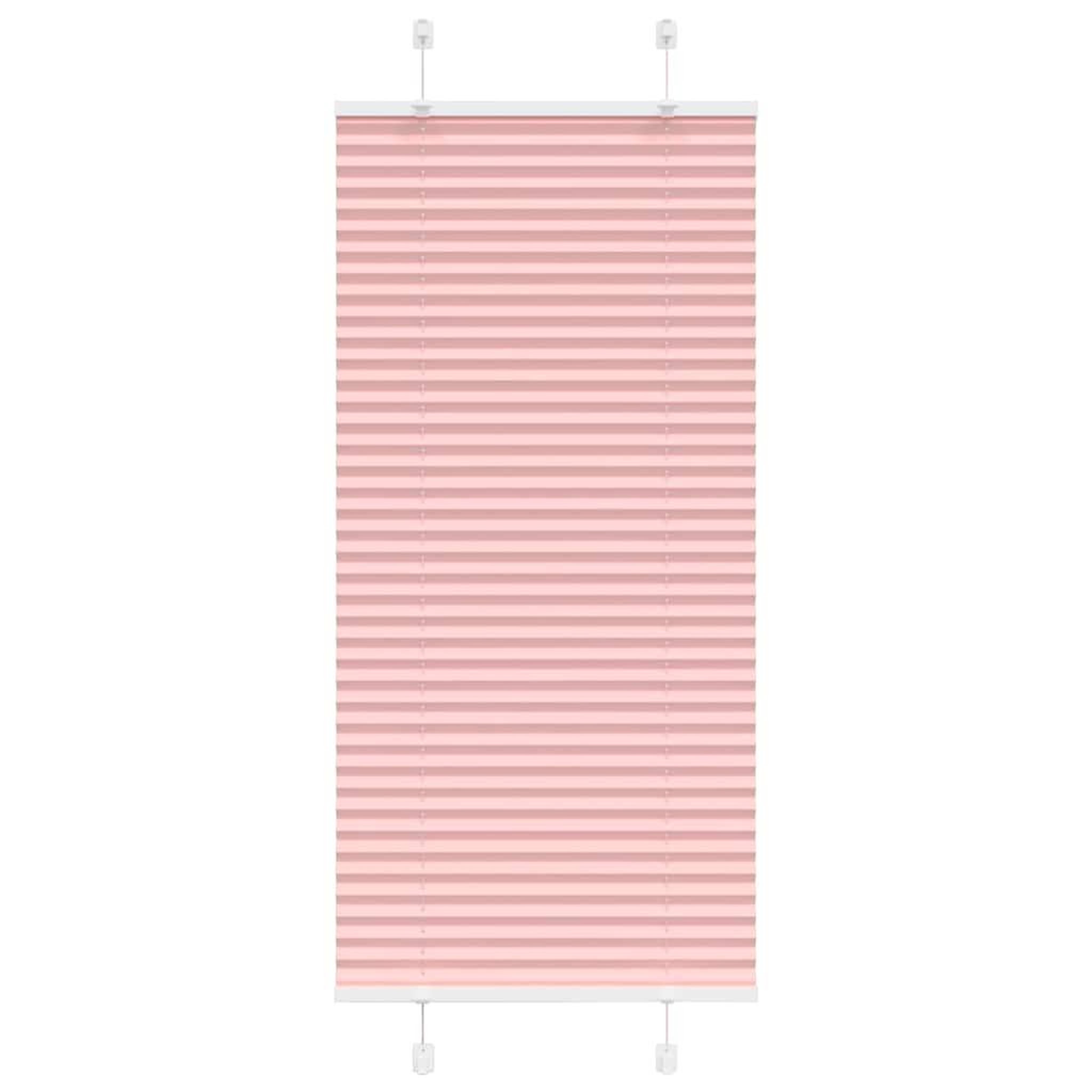 VIDAXL Store plisse rose 65x150 cm largeur du tissu 64,4 cm polyester