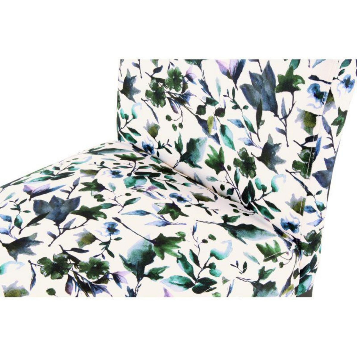 Paris Prix Fauteuil Design Imprimé  Indira  92cm Beige & Vert