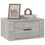 Voir la diapositive 4 : VIDAXL Tables de chevet murales 2 pcs Sonoma gris 50x36x25 cm