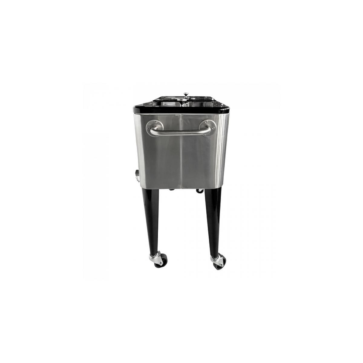 Axi House AXI Evier exterieur Retro Cooler Acier Inox