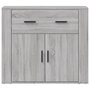 Voir la diapositive 3 : VIDAXL Buffet Sonoma gris 80x33x70 cm Bois d'ingenierie