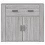Voir la diapositive 3 : VIDAXL Buffet Sonoma gris 80x33x70 cm Bois d'ingenierie