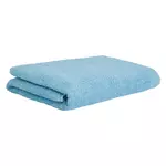 ACTUEL Drap de bain uni en coton bouclé 360 gr/m2. Coloris disponibles : Gris, Vert, Bleu, Blanc, Rose, Beige