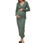 MAMALICIOUS Robe D'allaitement  Femme Mamalicious Trinity. Coloris disponibles : Vert