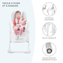 Voir la diapositive 4 : KINDERKRAFT Chaise haute bebe reglable pliante plateau amovib