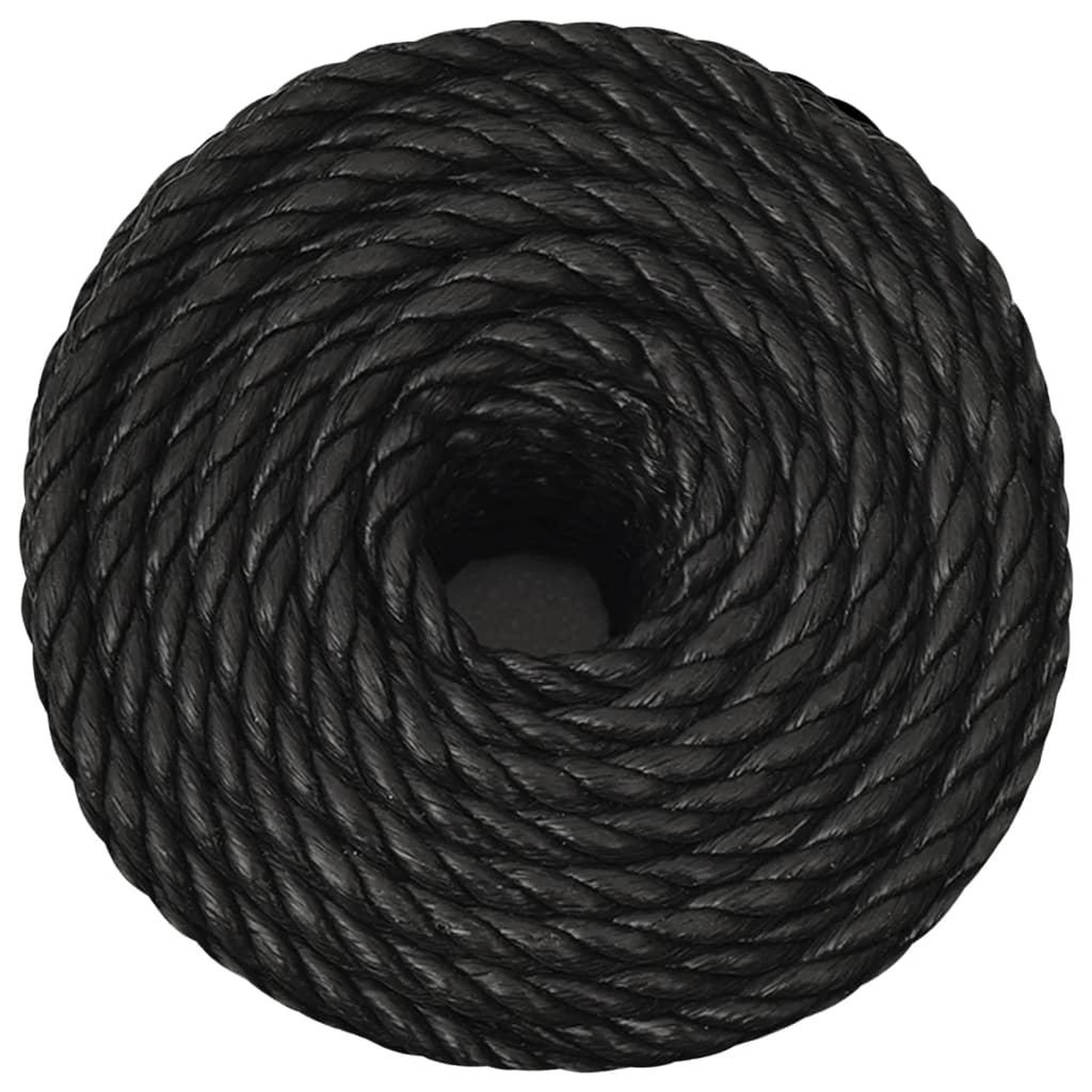 Voir la diapositive 3 : VIDAXL Corde de travail Noir 14 mm 25 m polypropylene