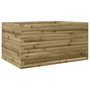 Voir la diapositive 2 : VIDAXL Jardiniere 90x60x46 cm bois de pin impregne