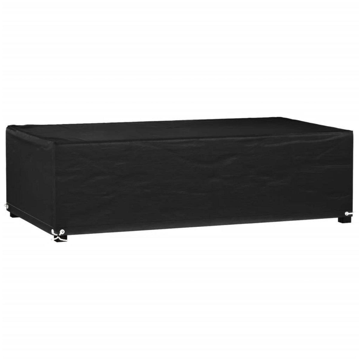 VIDAXL Housse de salon de jardin 8 œillets 125x70x35 cm rectangulaire