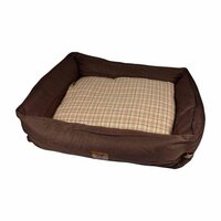 Paris Prix Plaid Polaire pour Chien Patchy 100cm Noisette pas cher