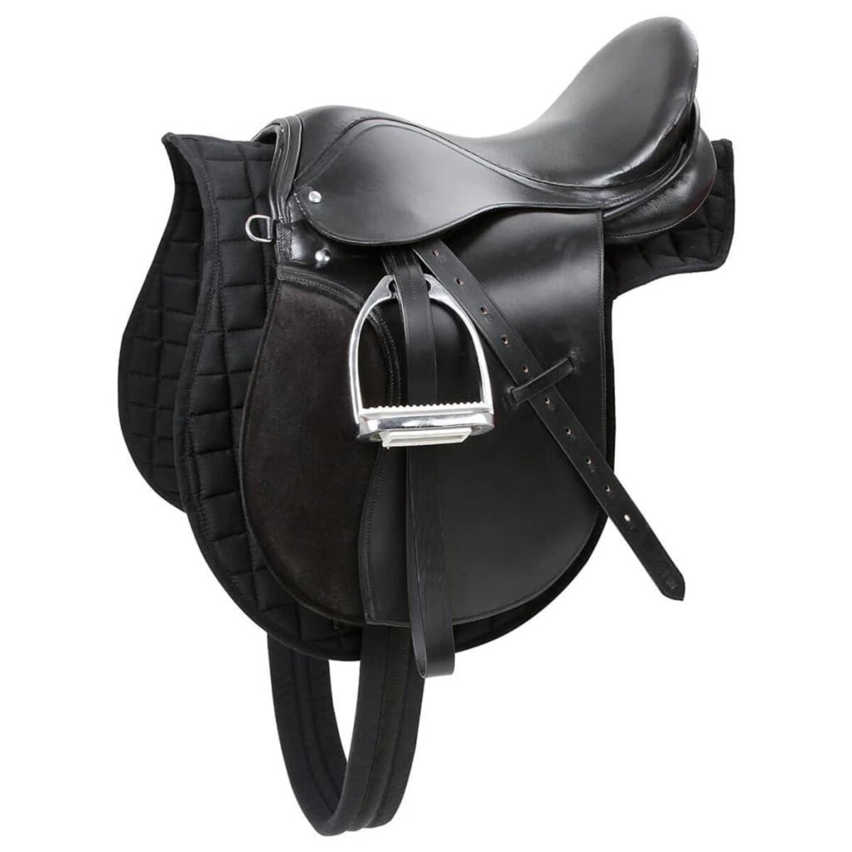 KERBL Kerbl Haflinger Selle en cuir Noir 32285