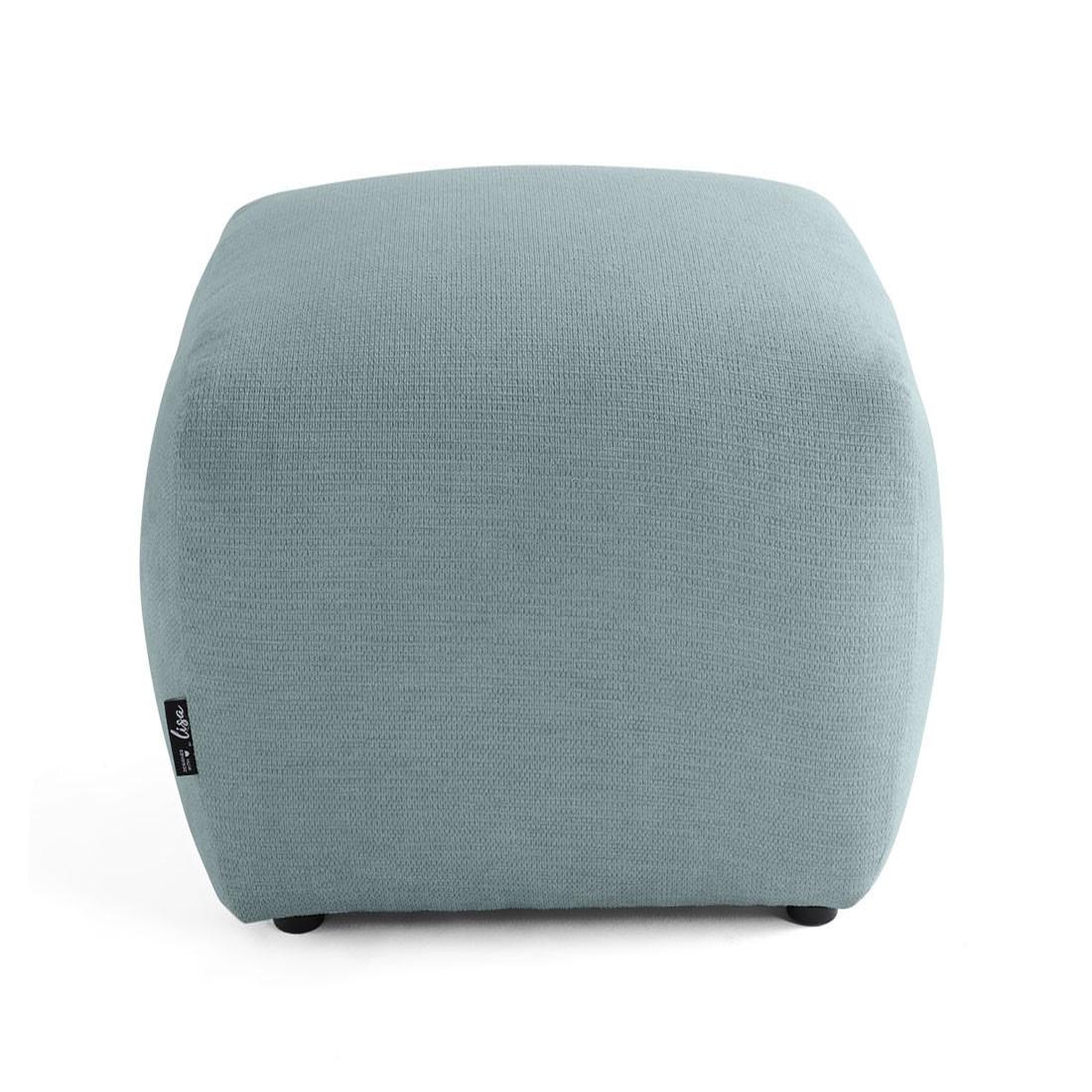 Voir la diapositive 3 : BEST MOBILIER Sorrente - pouf - en tissu texturé