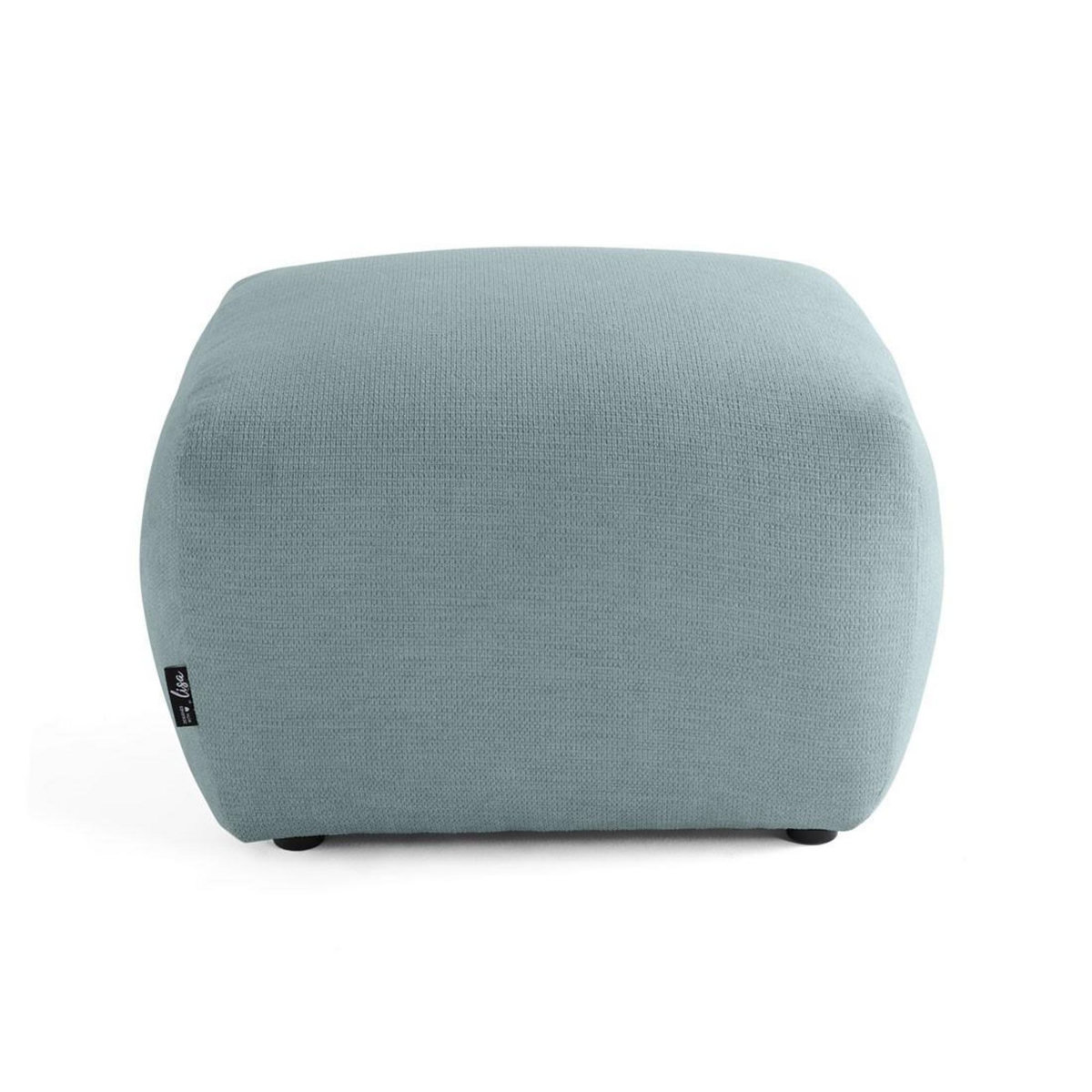 LISA DESIGN Sorrente - pouf - en tissu texturé