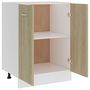 Voir la diapositive 5 : VIDAXL Armoire de plancher Chene sonoma 60x46x81,5cm Bois d'ingenierie