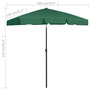 Voir la diapositive 6 : VIDAXL Parasol de plage vert 180x120 cm