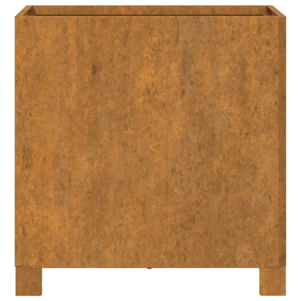 VIDAXL Jardiniere avec pieds Rouille 42x40x43 cm Acier corten