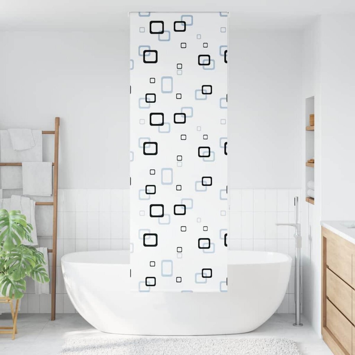 VIDAXL Store enrouleur de douche 60x240 cm largeur du tissu 56 cm
